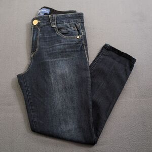 Democracy Ab Solution Women 10 Dark Wash Mid Rise Skinny Jeans